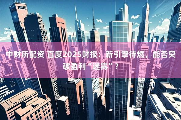 中财所配资 百度2025财报：新引擎待燃，能否突破盈利“迷雾”？